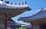 韩国景福宫的屋顶
