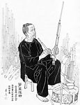 钢笔画人物