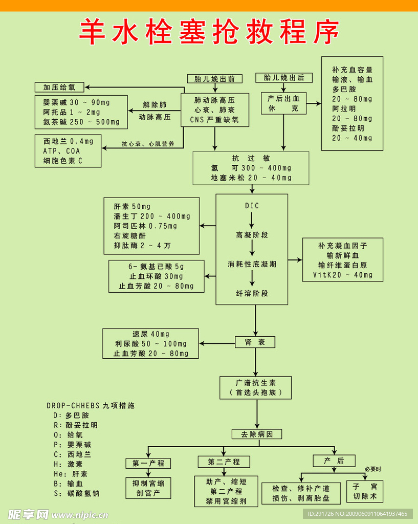 羊水栓塞抢救程序 医院 制度