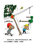 电力事故案例漫画