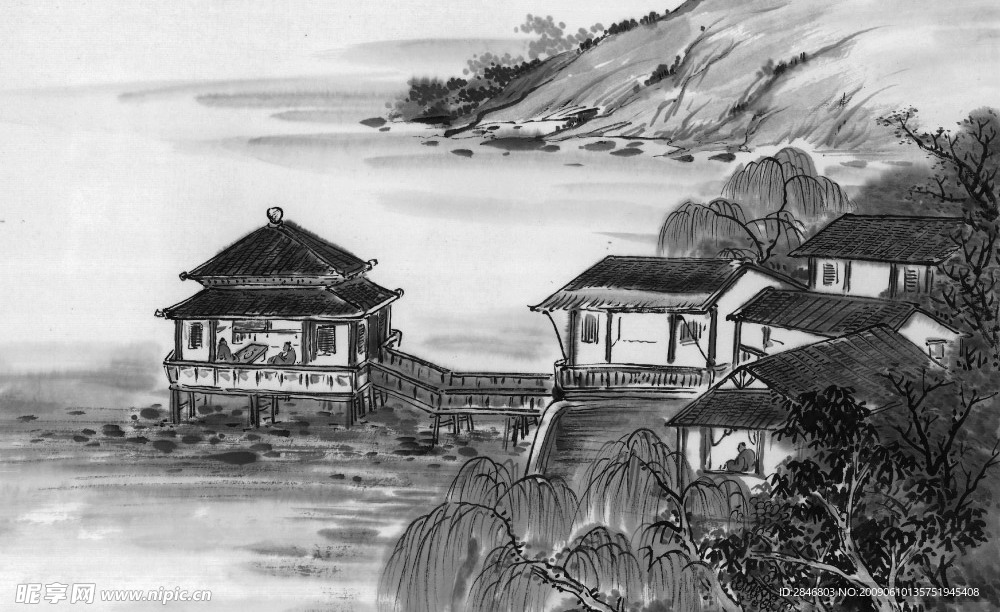 水墨风景