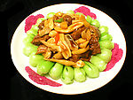 鸡腿菇焖牛腩