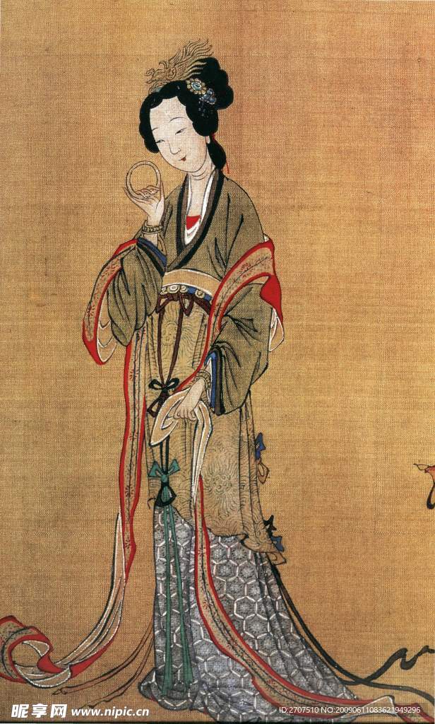 中国画 仕女