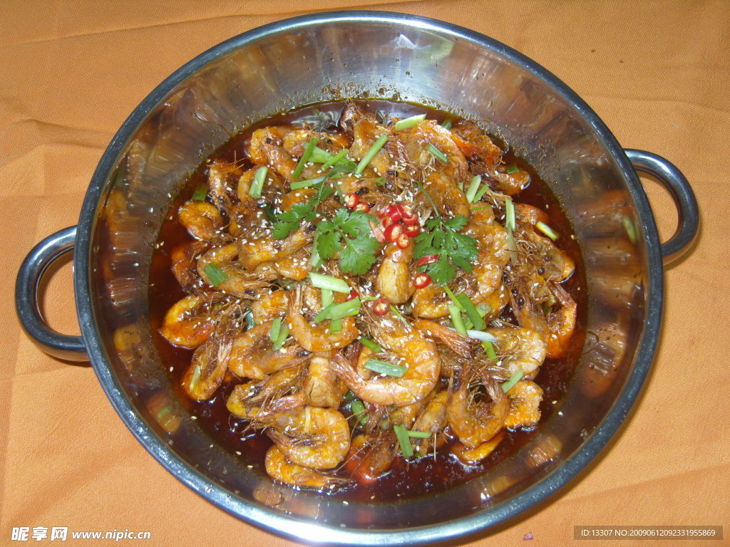 干锅鲜虾