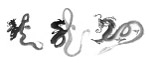 PSD分层素材书法龙
