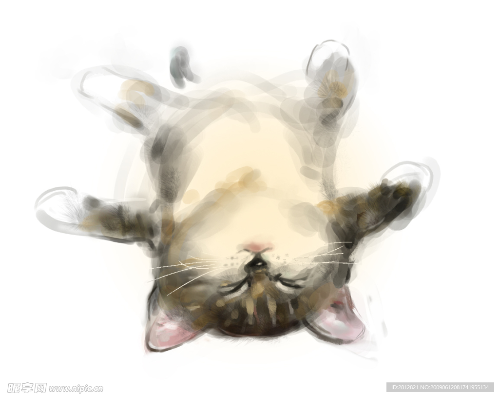 CG手绘可爱猫猫
