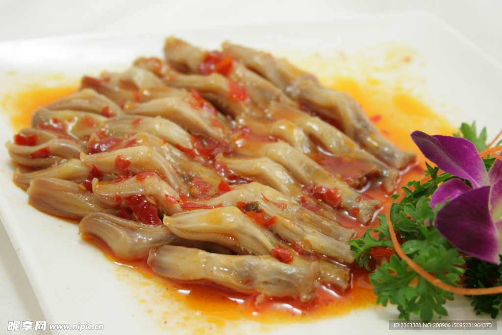 蒜香鸭舌