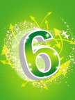 6折数字海报