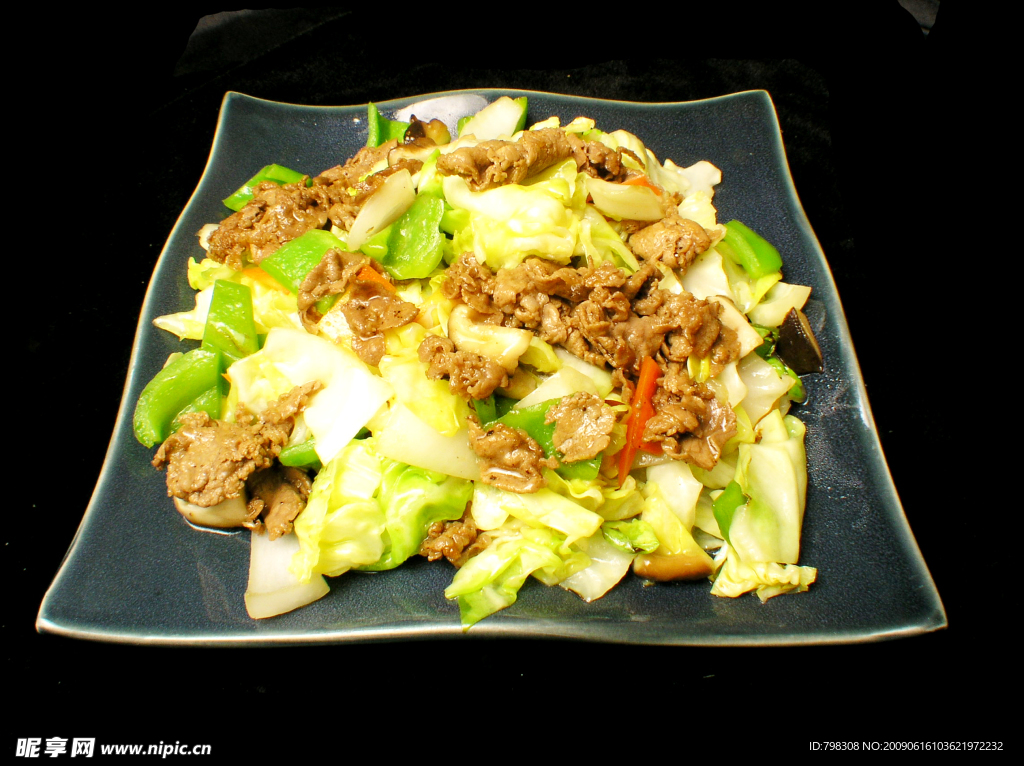 牛肉炒蔬菜