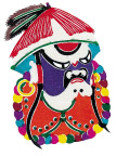 京剧人物剪纸