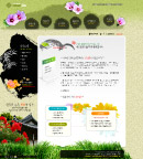 韩国风景网页模版1
