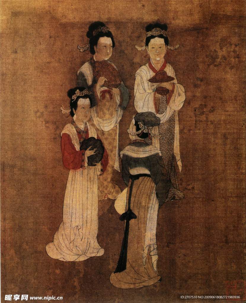 中国画 人物 美女
