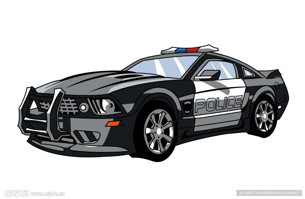 警车