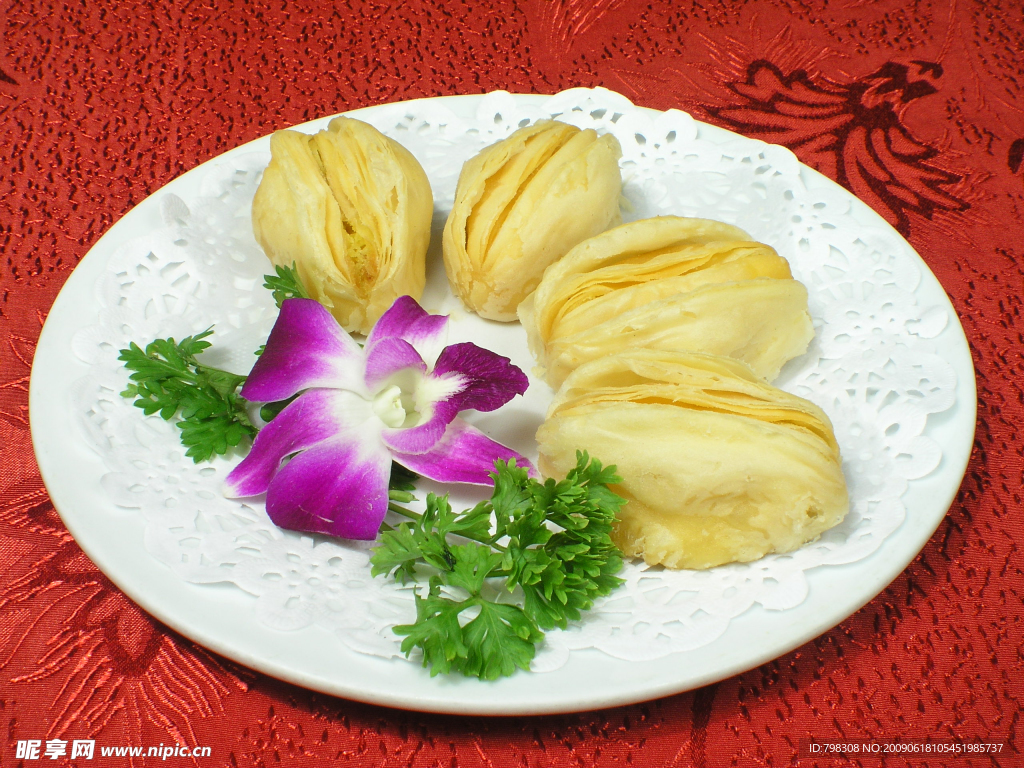 松仁奶花酥