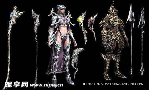 游戏人物3d模型