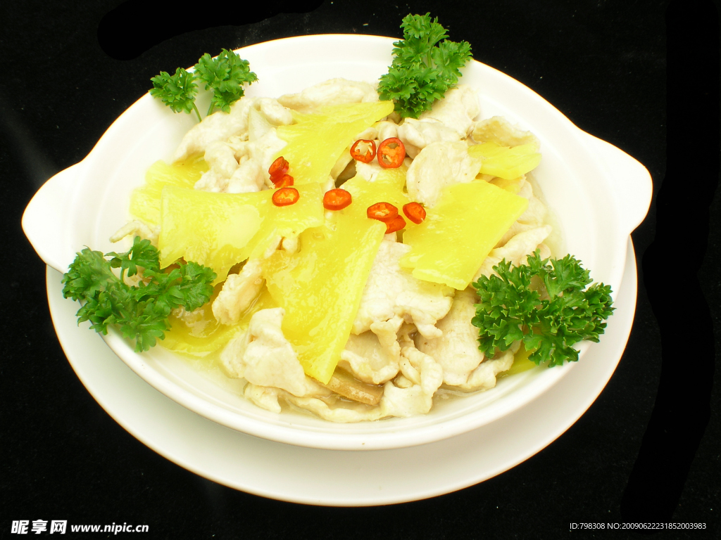 菠萝鸡片