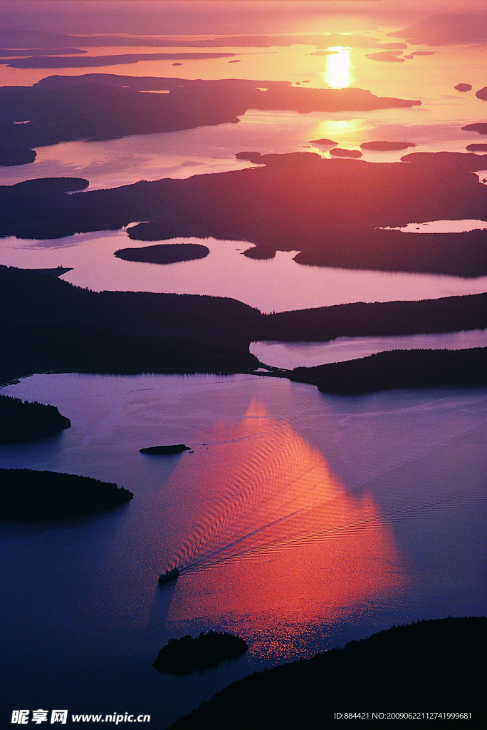 美丽景色 夕阳西下