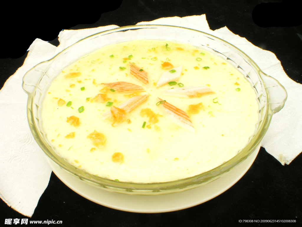 蟹黄蒸豆腐