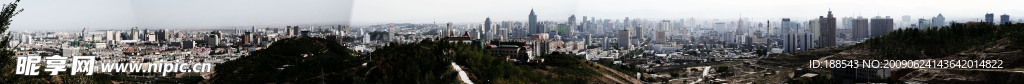 鸟瞰城市图