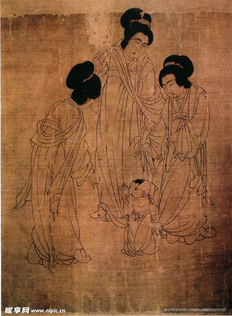 中国画 人物 美女