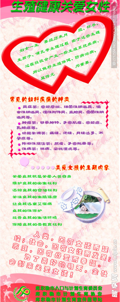 计生生殖健康展架