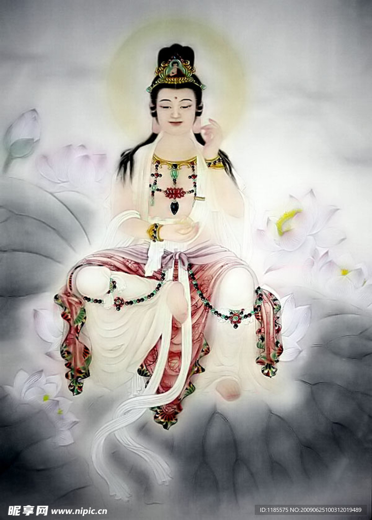 荷花观音