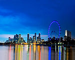 新加坡摩天观景夜景