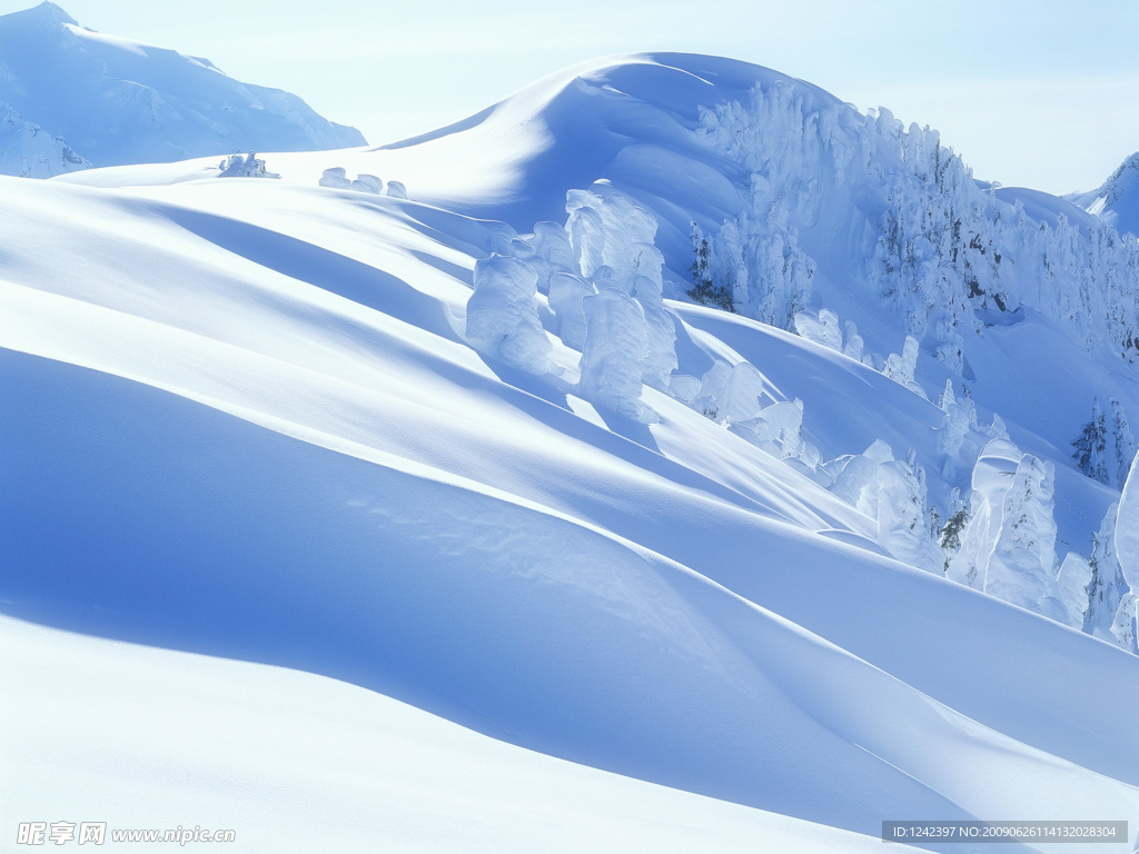 美丽雪山