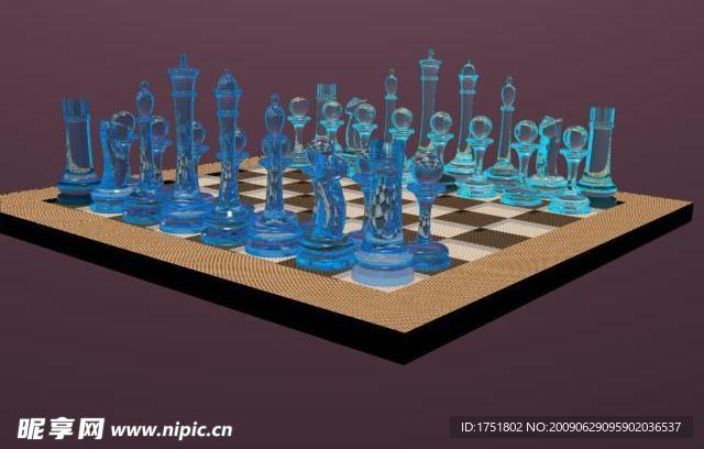 3D水晶国际象棋 棋盘