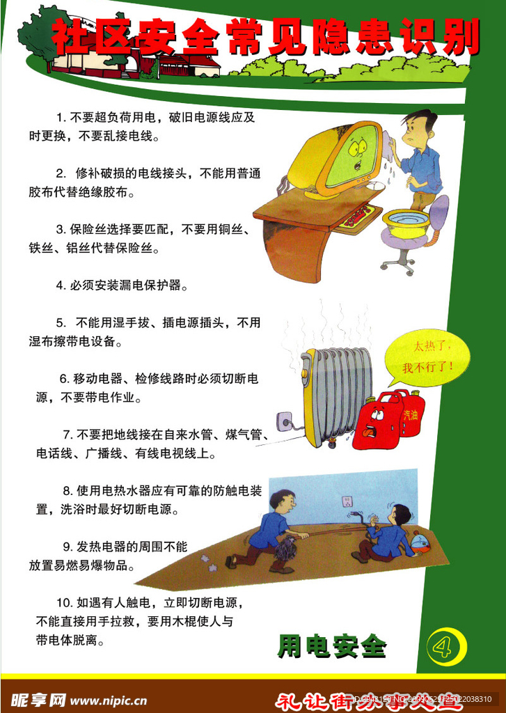 社区安全常见隐患识别4