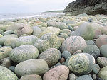 海边岩石特写