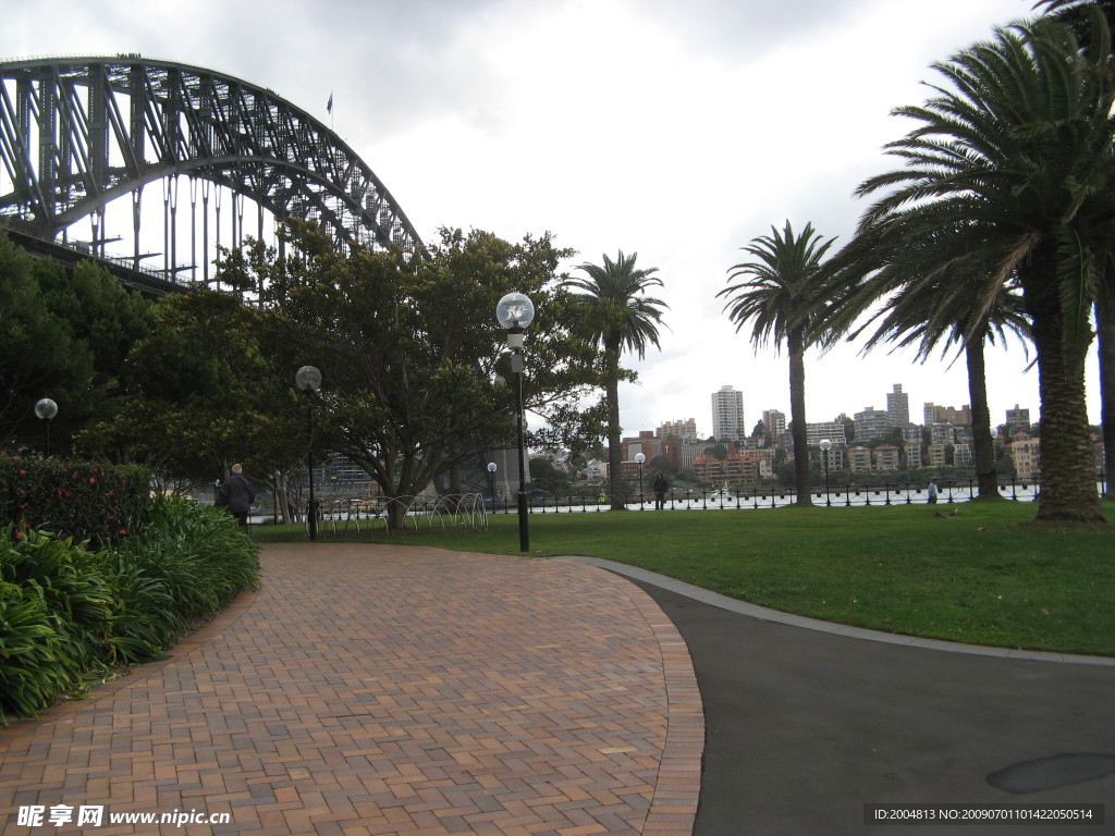 澳大利亚悉尼大桥桥下照片