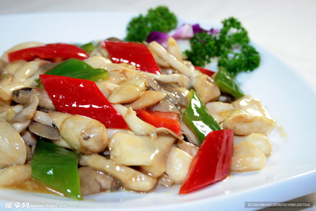 鲍贝炒三菌
