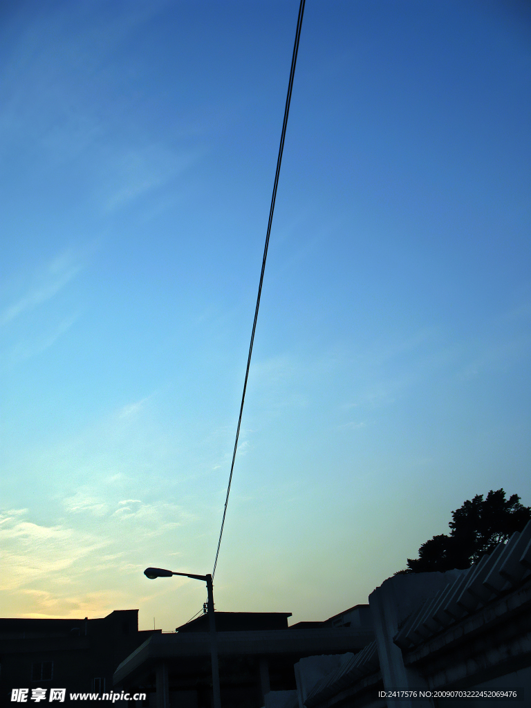 黄昏的天空