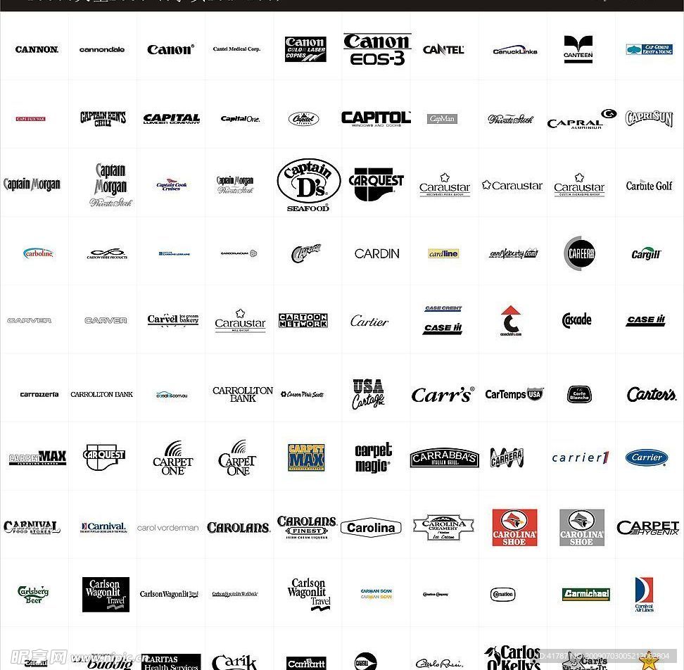 一万枚矢量标志C字101_200