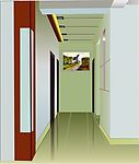 室内设计过道效果图