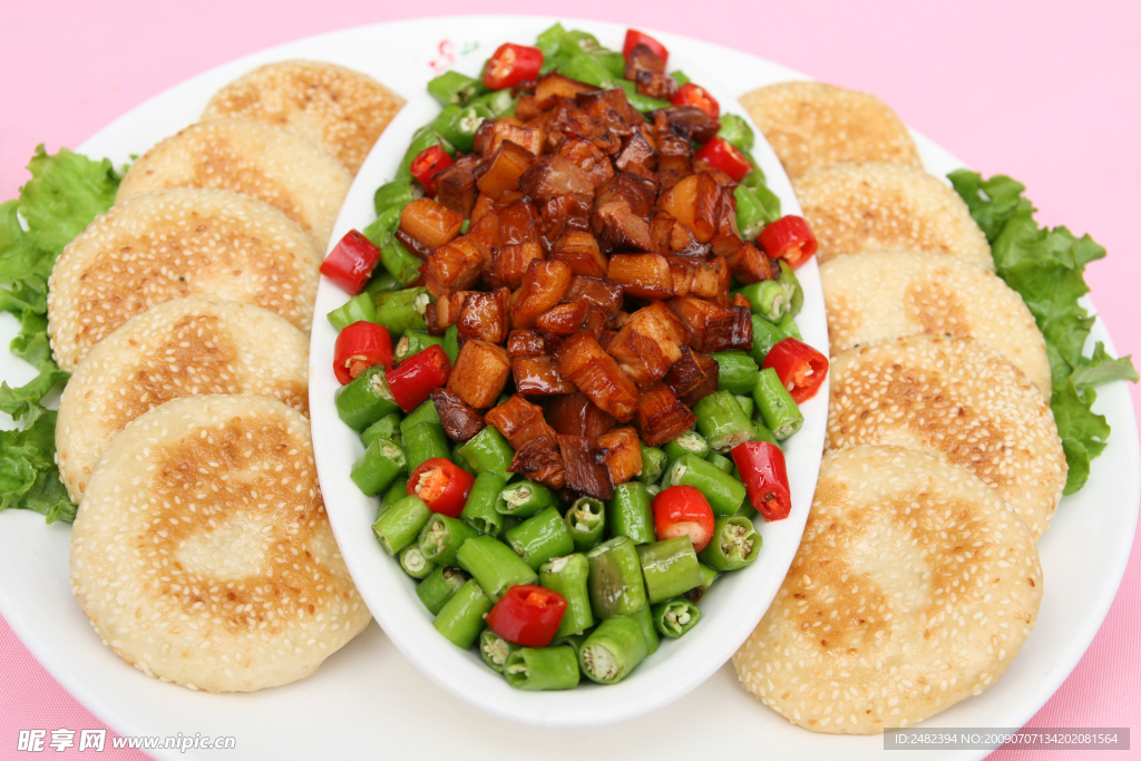 乡村饼夹肉