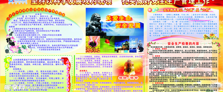 安全生产展板