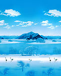 下雪场景