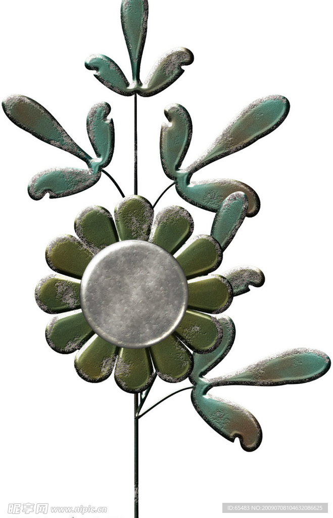 金属花