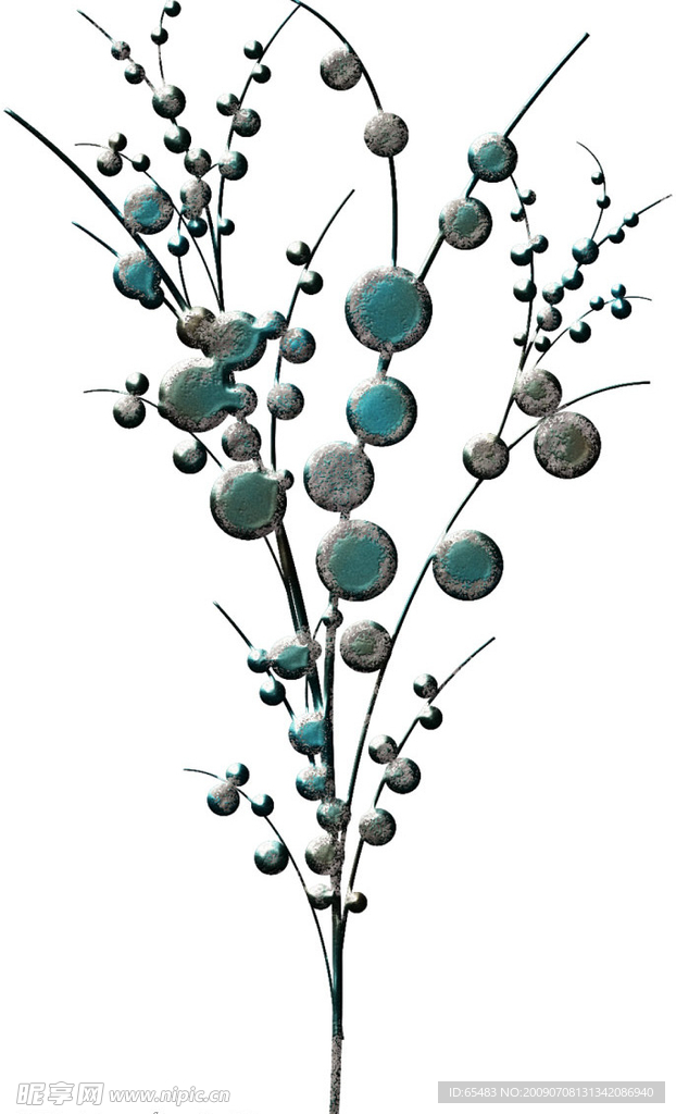 金属花