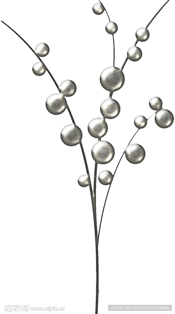 金属花