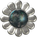 金属花