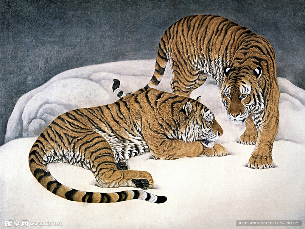 国画老虎