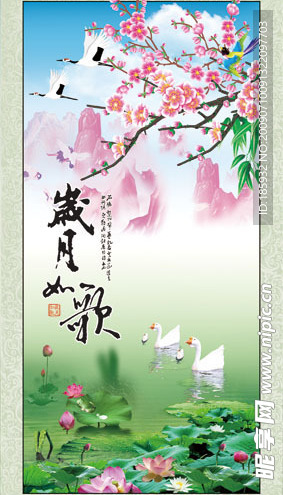 雅致风景小画