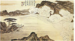 山水人物之三_张大千