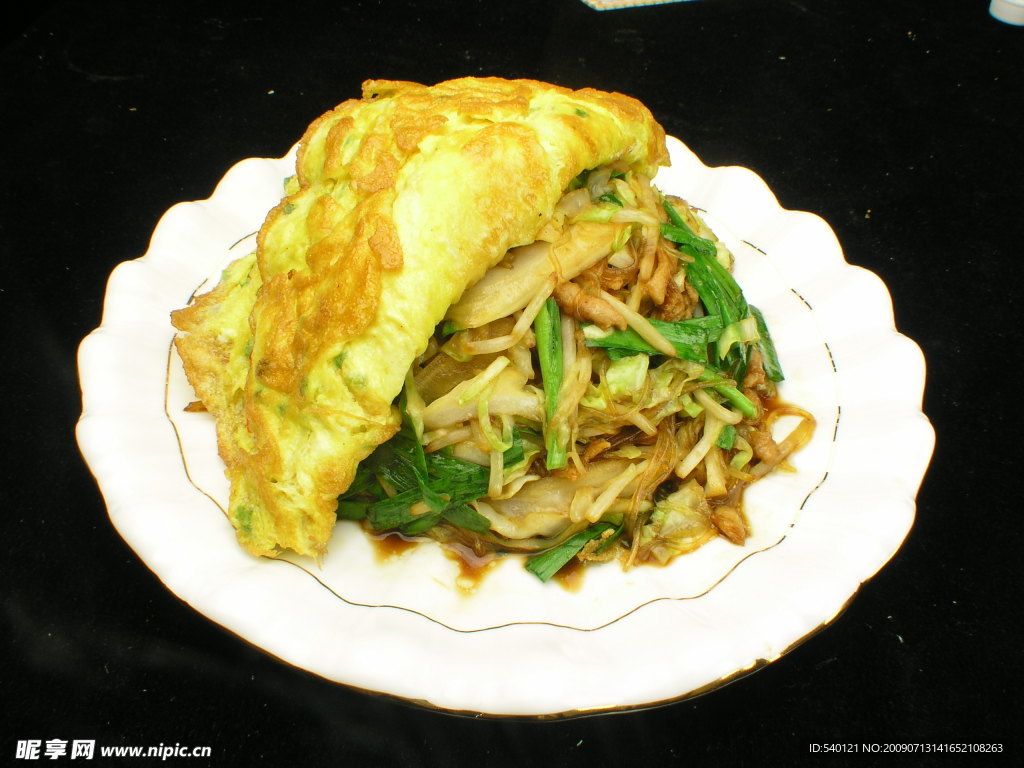 酸辣白菜 煎鸡蛋