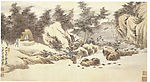 山水人物之四_张大千