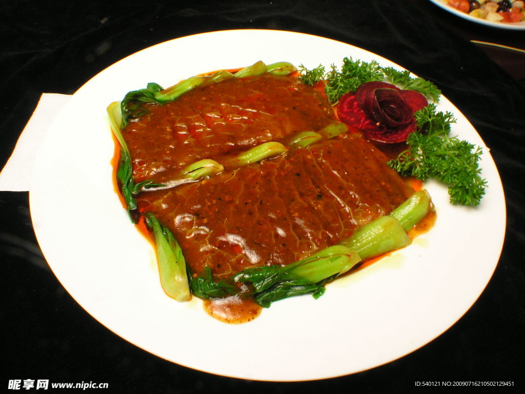 蜜汁牛肉片
