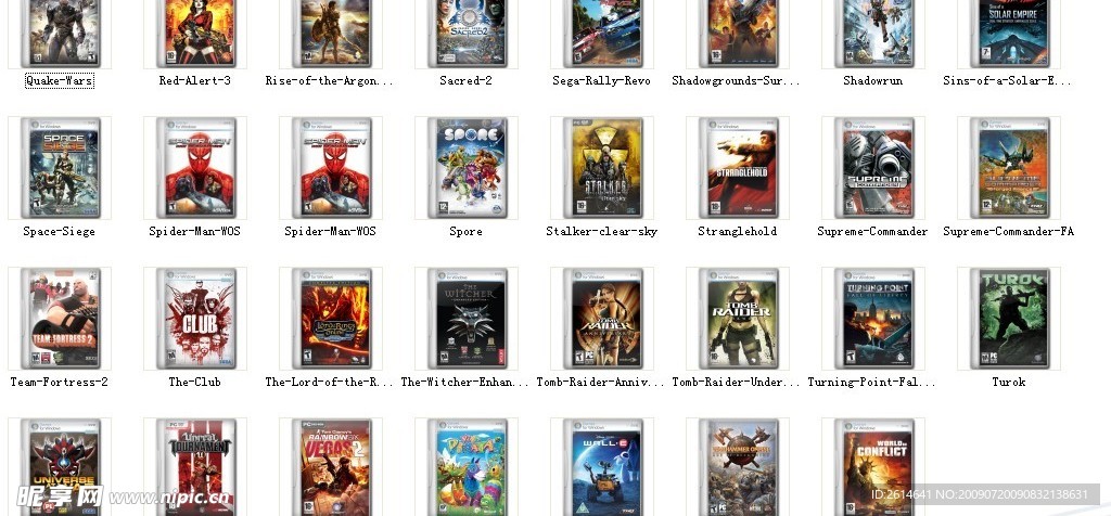 50个电脑游戏和电影封面png图标3图片